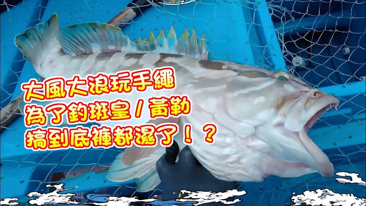 【漁人推介】阿火帶大家到澳頭釣魚，大風大浪玩手繩，為了釣斑皇/黃勒，搞到底褲都濕了？如何鈎頭蝦？黃勒｜油斑｜油躉如何驅分？Catch and Cook Seafood Au Tau Fishing