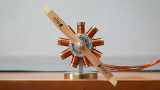 Micro Radial Engine Mods, Test | See Through Engine in Slow Motion