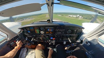 Piper Seneca Training Flight - Circuits