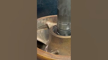 Bronze impeller machining
