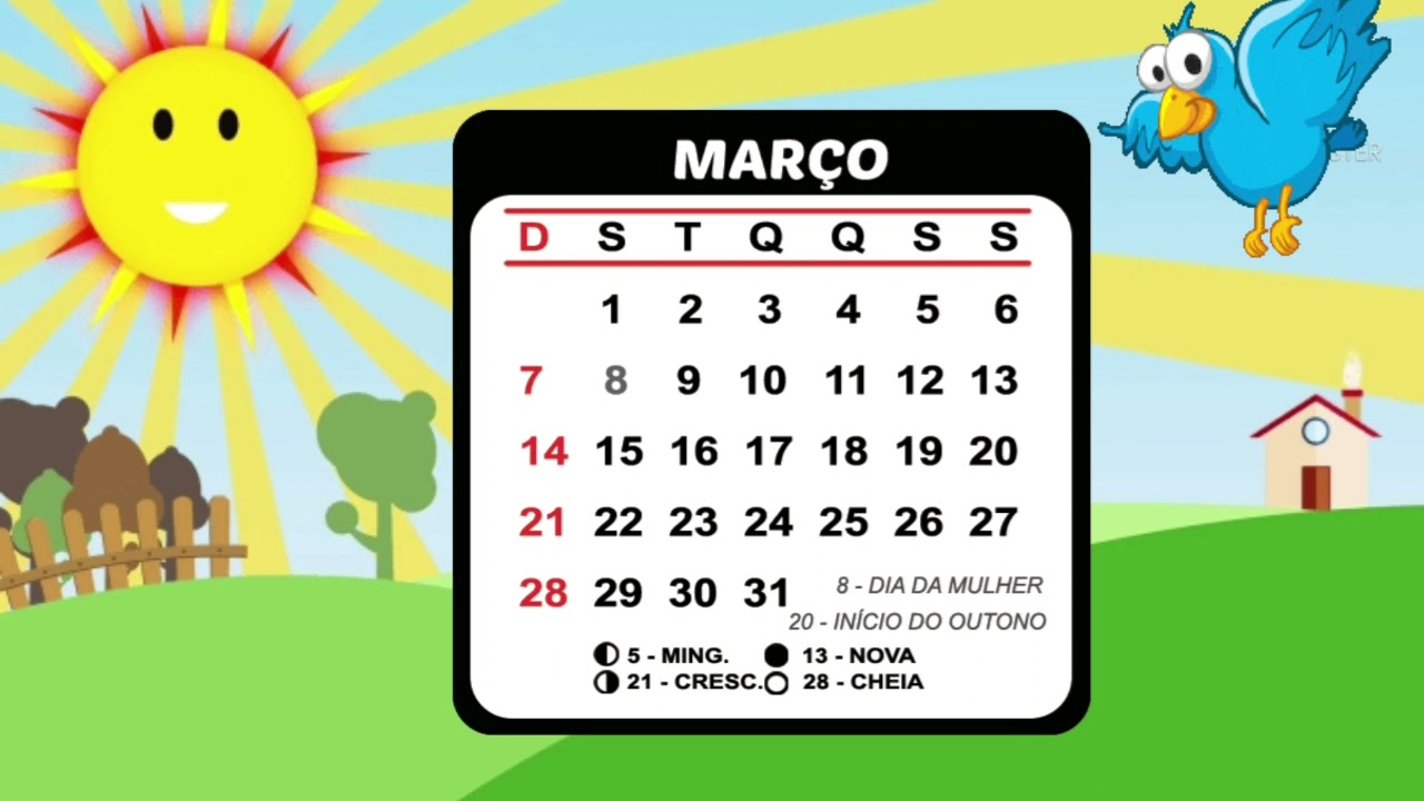 Confira o calendário de lançamentos para o mês de março de 2021