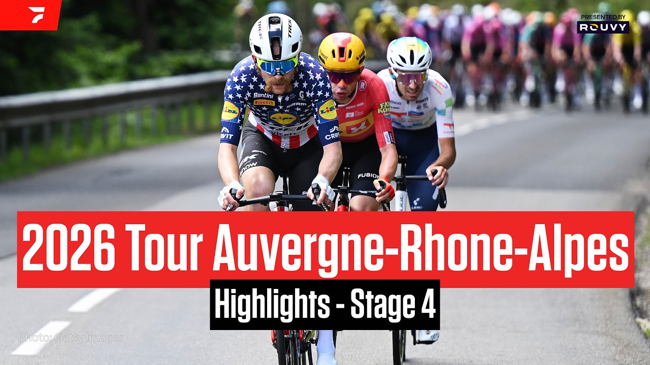 Tour Auvergne-Rhone-Alpes 2026 Stage 4 Highlights