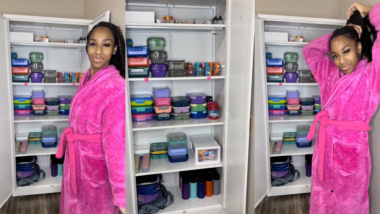 Unboxing and organizing the kids new lunch boxes and accessories🎧🎤A•S•M•R