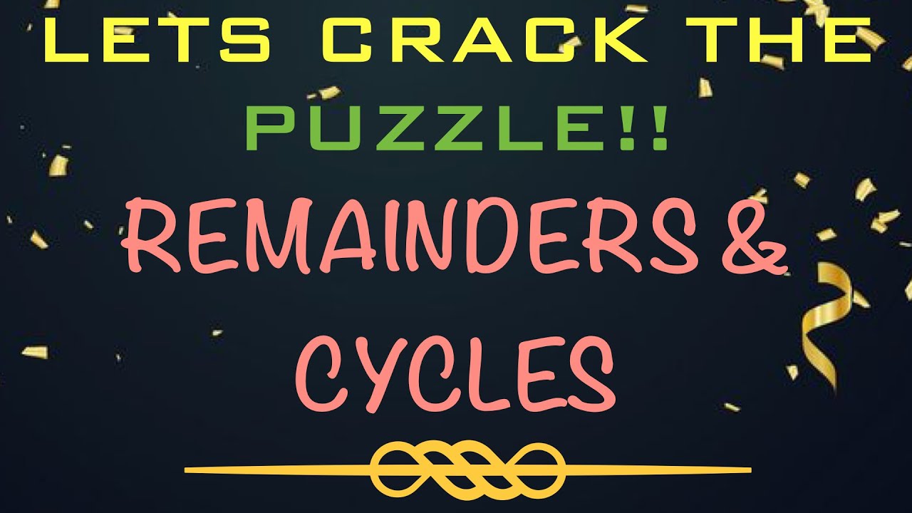 REMAINDER PROBLEM SOLVED !! CLOCK ARITHMATIC#maths #numbertheory - YouTube
