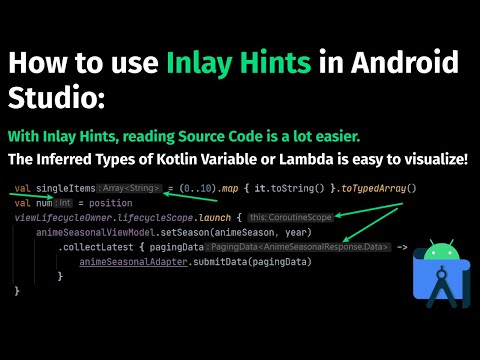 How to use Inlay Hints in Android Studio?