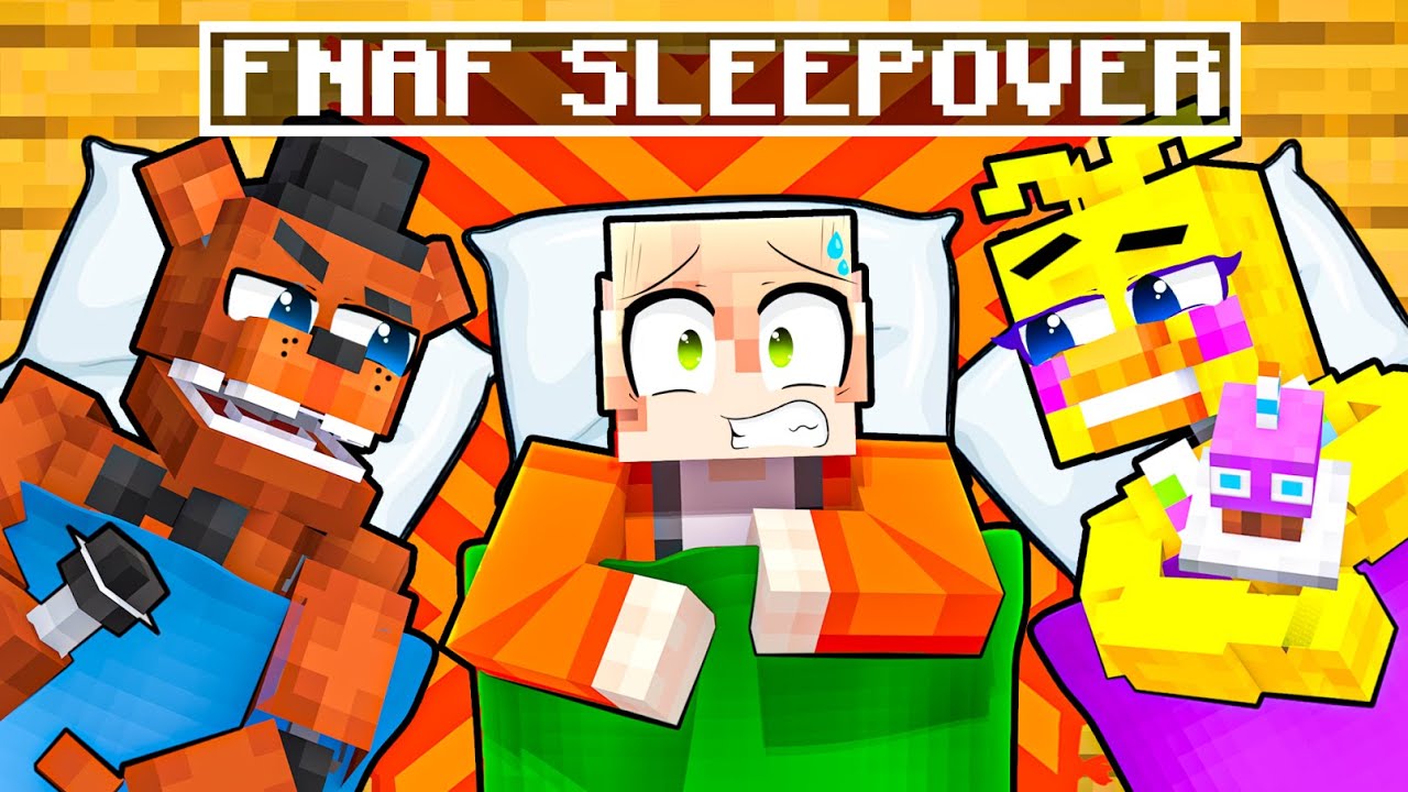 ONE BOY Stuck at a FNAF SLEEPOVER!