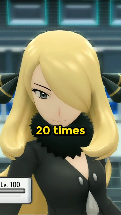 Rematch Cynthia 20 Times To Get THIS