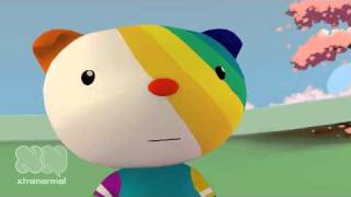 Rainbow Bear has a Frowny