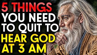 5 Things You Need to Quit To Hear God’s Voice at 3:00 AM (This May Surprise You)