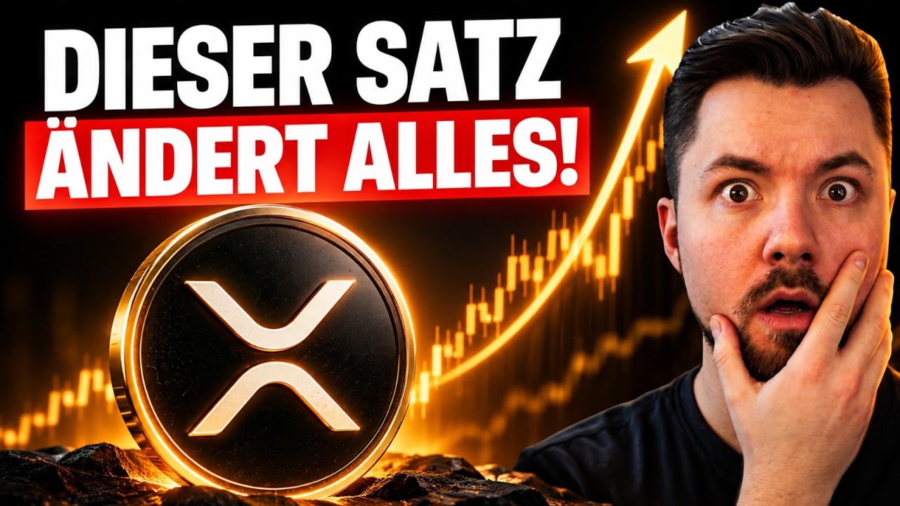 XRP ENTFESSELT: Alarm an den Weltmärkten und XRP steigt einfach weiter!