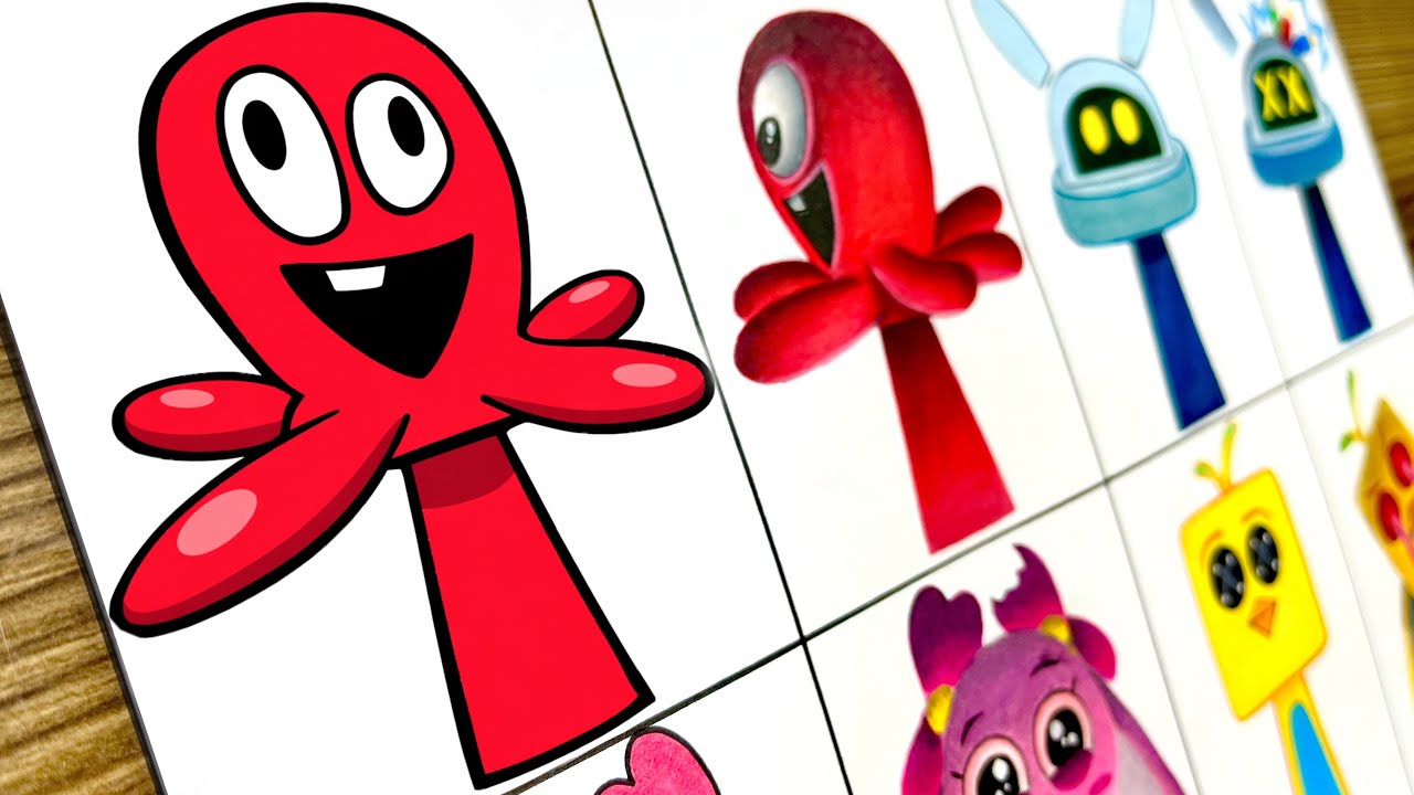 Drawing Incredibox Sprunki OC: Normal VS Horror / NEW My Sprunki OC Phase 