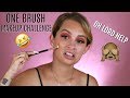 ONE BRUSH MAKEUP CHALLENGE