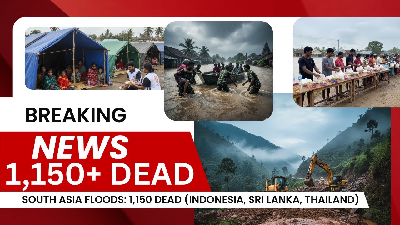 Breaking Update: 1,150 Killed in South Asia Floods | Emergency Prayer Now