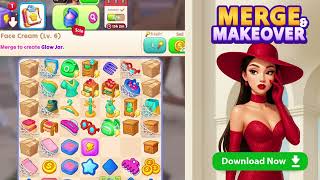 Merge Makeover Gameplay Video 4 #MergeMakeover #MakeoverGame #MergeGame screenshot 4