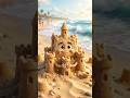 Snail vs Sand Castle 🐌🏰 | The Slowest Showdown on the Beach! 😆#shortvideo #aivideo