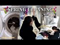 Spring clean with me  deep cleaning asmr home cleaning motivation
