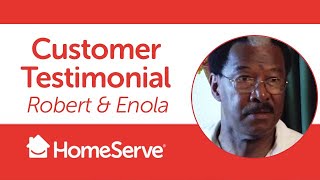 HomeServe Customer Testimonial | Robert & Enola