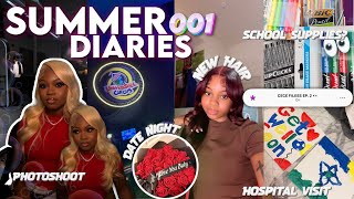 Celebrity SUMMER DIARIES 001 | Secret Boo?👀 Back in School??🤔 Photoshoot, Hospital Visit , New hair + More! Net Worth