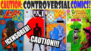 Top CONTROVERSIAL comic book covers! Ten 10 Best comics books controversy banned outrageous alarming