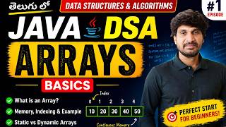 Learn Array Basics in Java | Data Structures Full Explanation (Telugu)