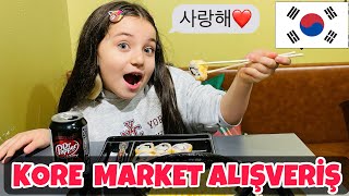 Kore Market Alişveri̇şi̇ Vlog Deri̇n E Sürpri̇z Hedi̇ye Aldik