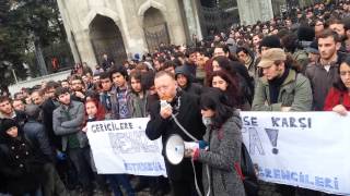 Istanbul universitesi Hizbullah protestosu Resimi