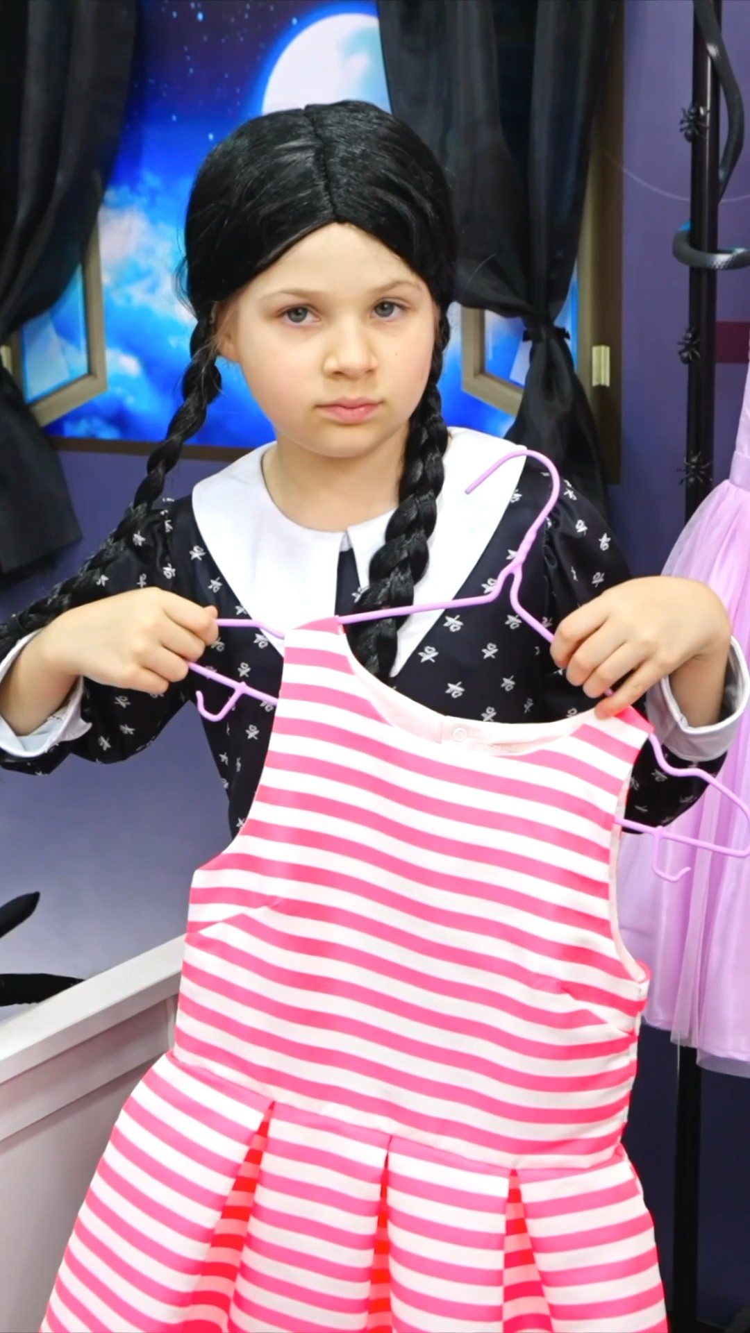 Diana Wednesday sews a black dress