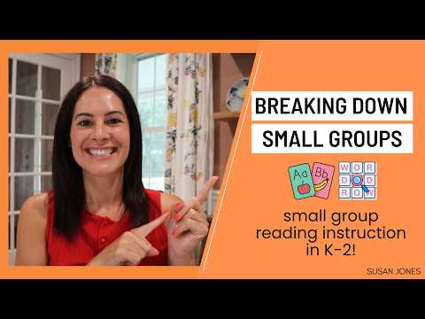 Breaking Down Small Group Literacy Intervention in Kindergarten, First, and Second Grade! LIVE