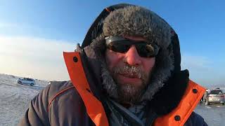 Ловля селедки зимой. Catching herring in winter