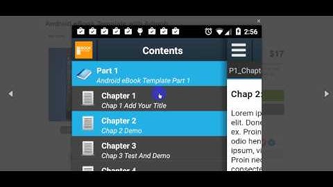 Android eBook Template with Admob free Download