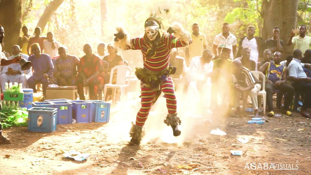 Otukpo Masquerades dancing to Gwumolo