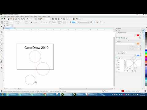 Corel Draw 2019 Tips & Trick Live Guides Object Center