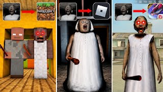 I Played Granny in Other Games😱 (Minecraft, FreeFire, Robolx!)