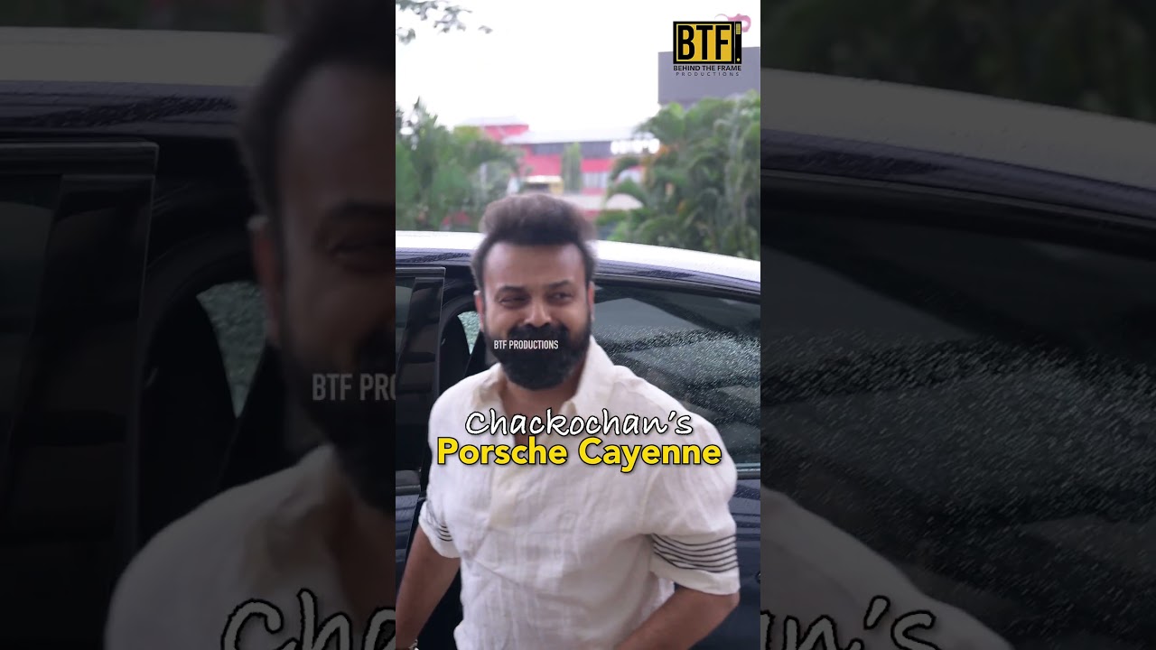 Kunchacko Boban Unmadham Event! Actor Arrives In A Stunning Porsche Cayenne Candid
