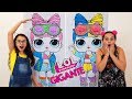 DESAFIO COLORINDO COM 3 CORES LOL GIGANTE (GIANT 3 MARKER CHALLENGE) | Luluca