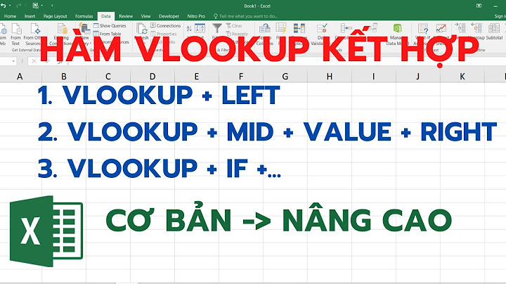 Bài tập excel dùng hàm if vlookup kết hợp hàm