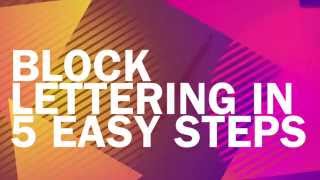 Full How to Create Block Letters in 5 Easy Steps - Arts and Crafts for Kids Guide