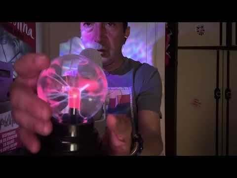 ASMR RILASSATI CON LA LAMPADA MAGICA AL PLASMA E SUONI TRIGGHEROSI #asmrita #relax