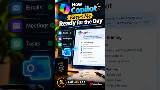 Copilot Mujhe Dinbhar Kaam Ke Liye Kaise Taiyaar Rakhta Hai 🤖💼 | AI Work Assistant | SaifAiKLab