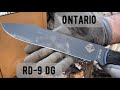 The ontario knives rd9 dg use and review