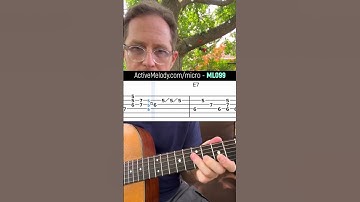 Slow & Simple Acoustic Blues - (with TAB) #guitartabs
