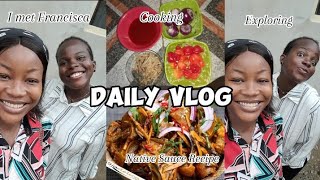 DAILY VLOG 2 : I MET @nickfrancisca| PREPARING DINNER FOR MY MAN #silentvlog