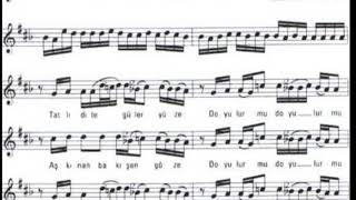 DOYULUR MU DOYULUR MU Nota Solfej