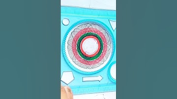 Spirograph art design ll childhood  memories of asmr sound  #spirographdesignpattern #satisfying