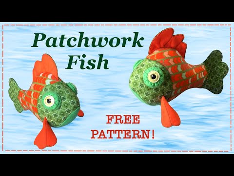 Patchwork Fish || FREE PATTERN || Full Tutorial with Lisa Pay