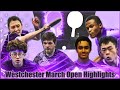 Westchester table tennis center march 2022 open highlights  4k ultra  feat jishan liang