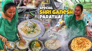 Rajasthani Aunty Ka Special Shri Ganesh Paratha Rs. 110- Only I Indian Street Food