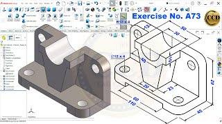 Famous SolidWorks Tutorial for beginners Exercise A73 Net Worth