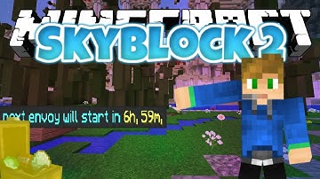 OUR VERY FIRST ENVOY !!! + KOTH !! | Minecraft SKYBLOCK 2 #48 w/ Riverrain123