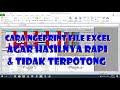 Cara Ngeprint File Excel Agar Hasilnya Rapi dan Tidak Terpotong